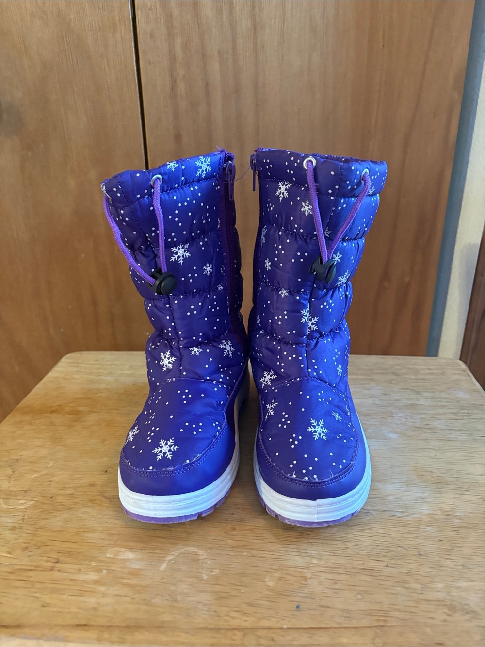 Storm kidz Kids Purple Snowflake Winter Boots